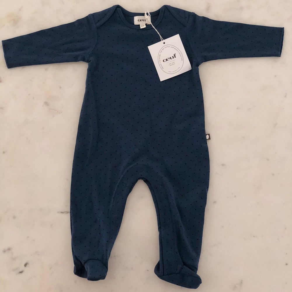 OEUF NY Footie Jumper